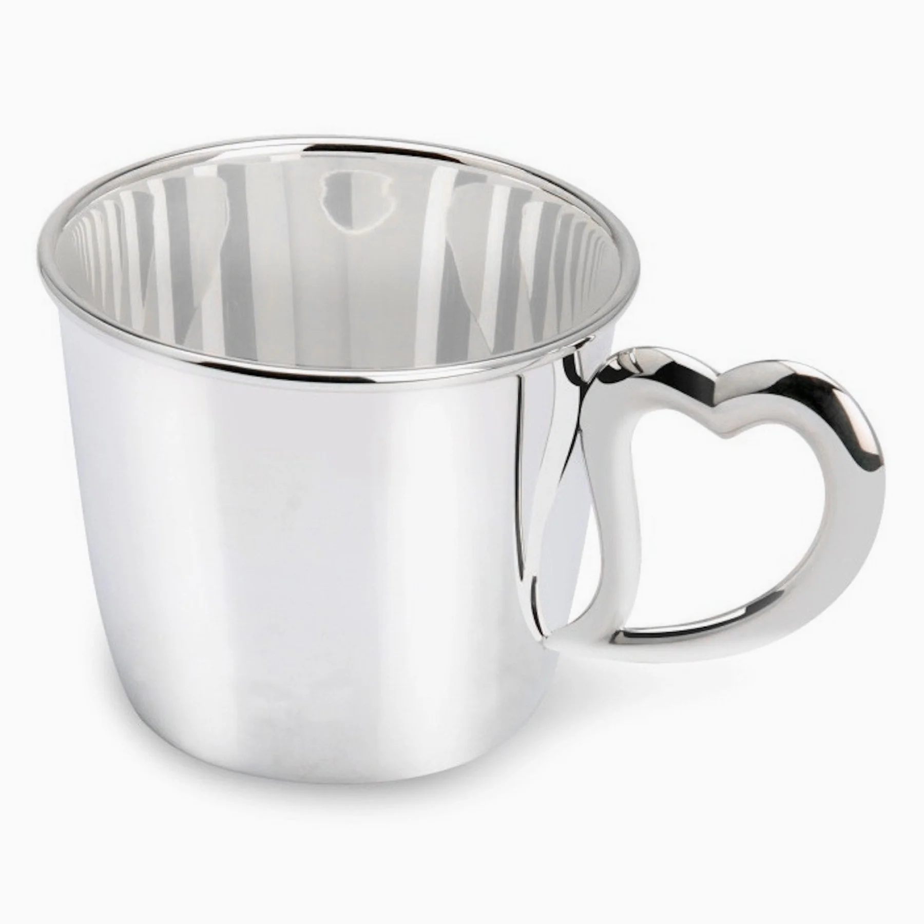 Krysaliis Sterling Silver Baby Cup - Heart