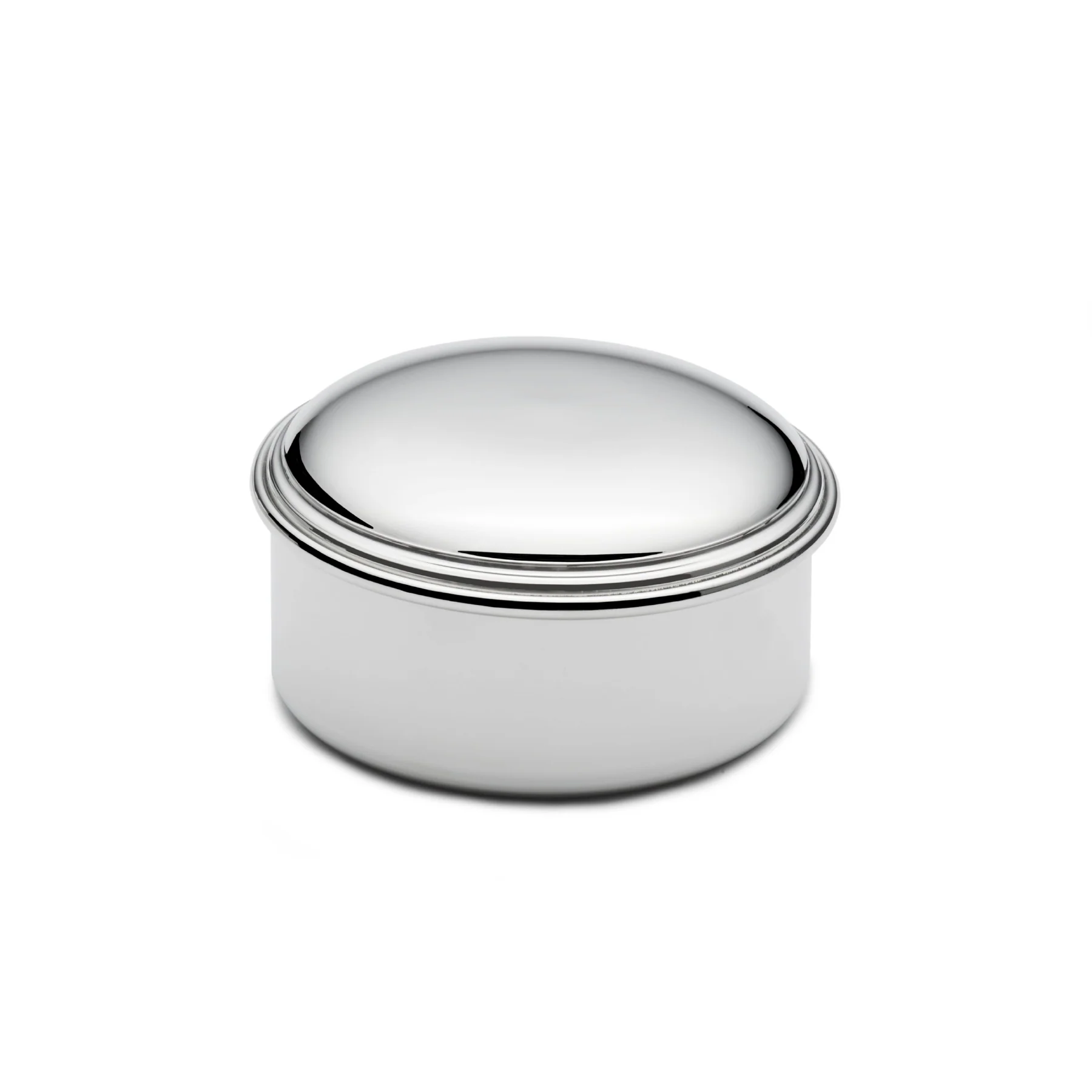 Empire Pewter Round Jewelry Box