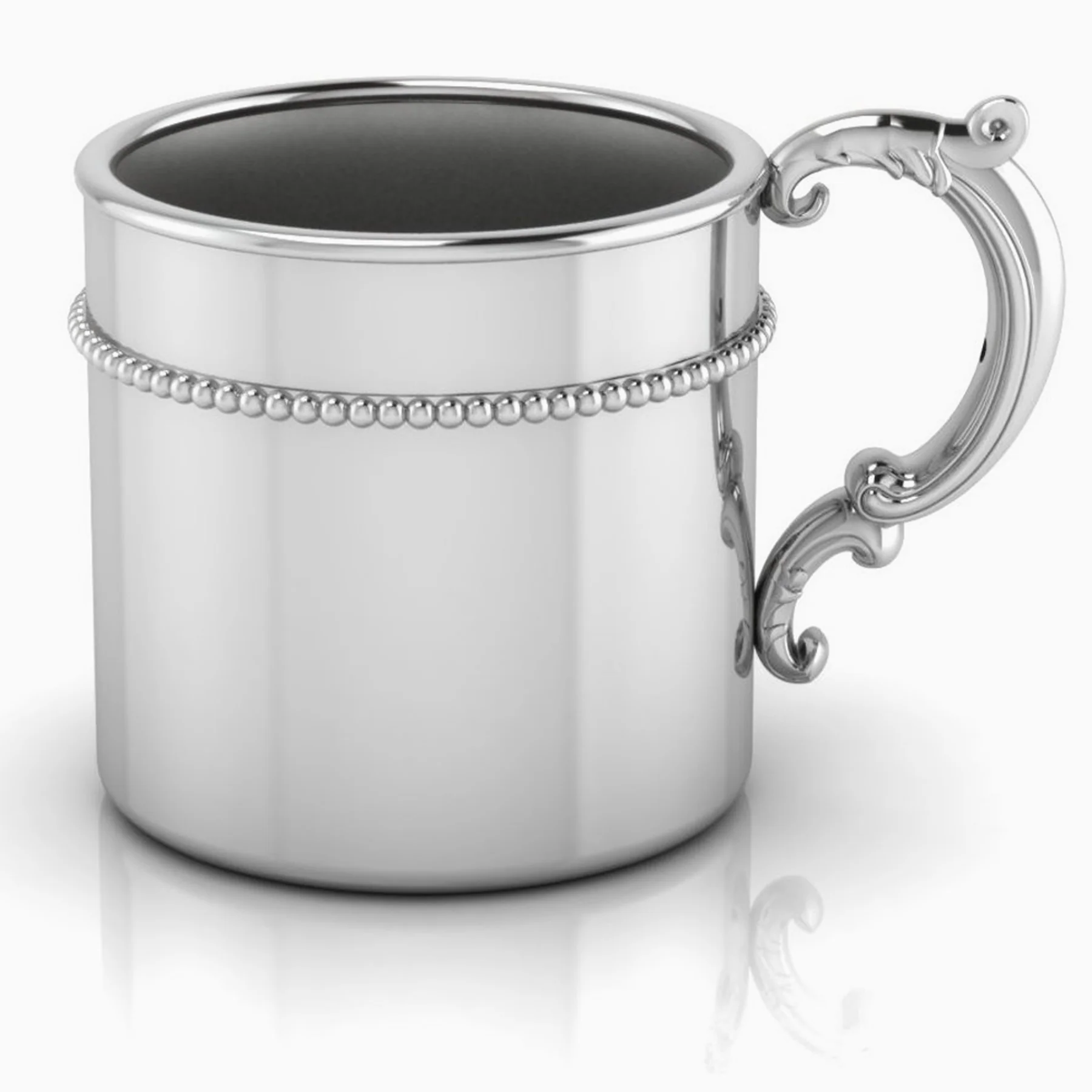 Reed and Barton Royal Bead Silverplate Baby Cup