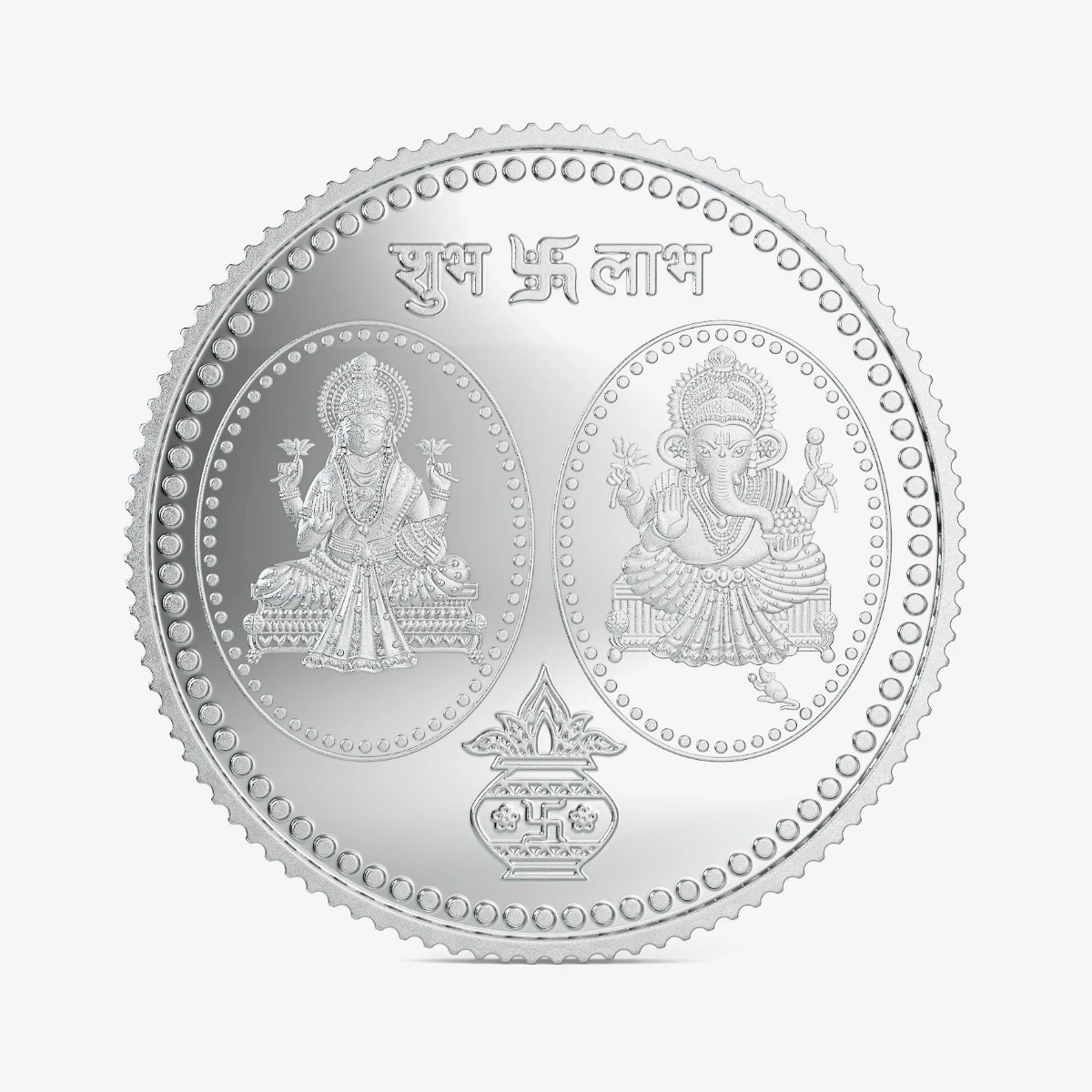 Festive Silver Coin