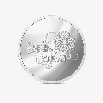 Raksha Bandhan 20 gm 999.9 Silver Gifting Coin For Sister