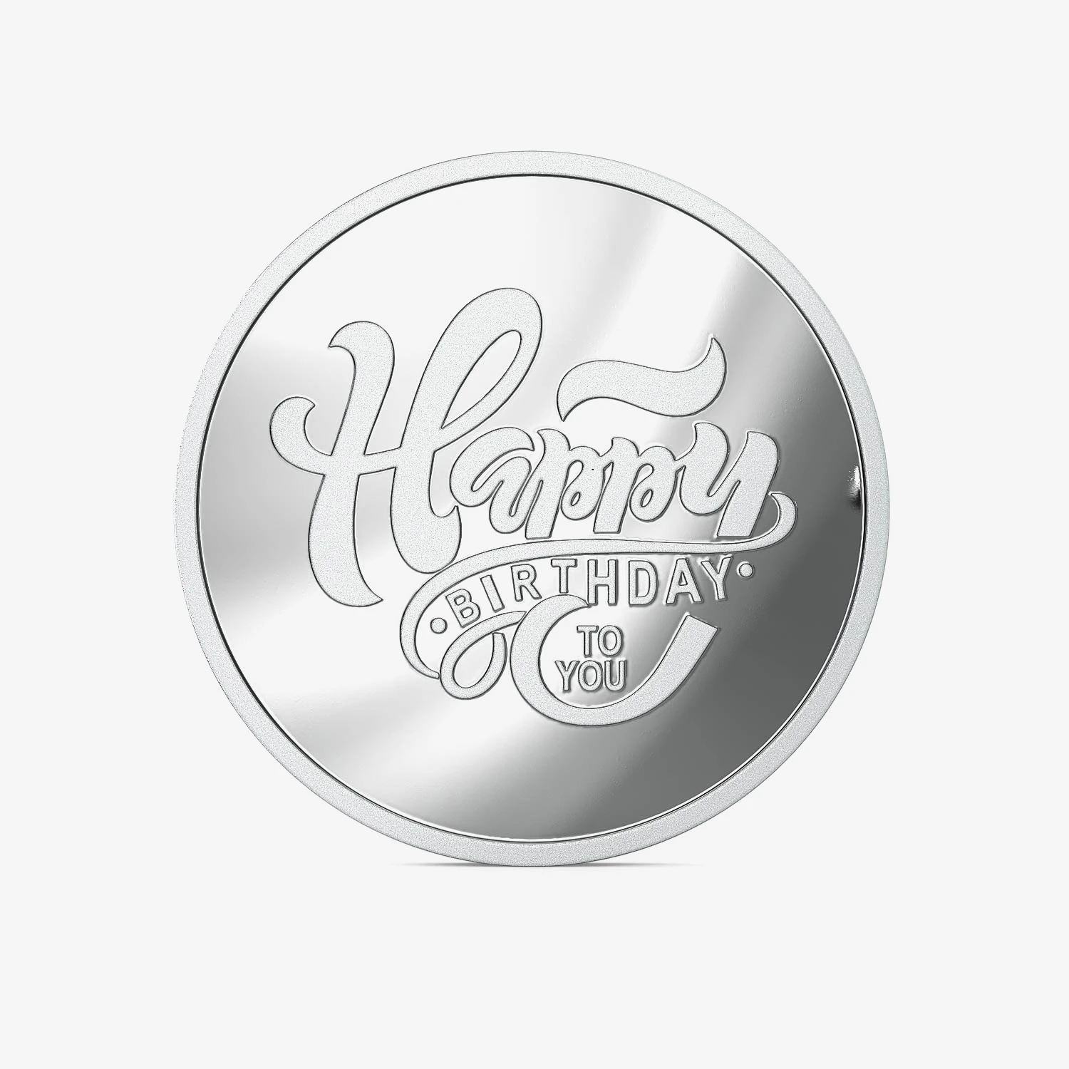 10 Gram Happy Birthday Silver Coin